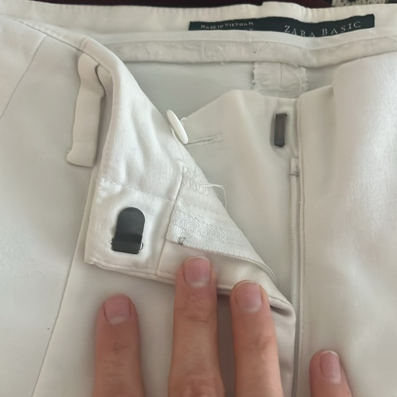 Zara white ankle pants - Picture 2 of 7